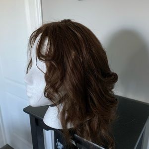 Clipless Human Hair Topper by ThinHairThick